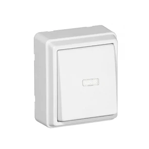 37012CBR Interruptor Luminoso Branco Efapel