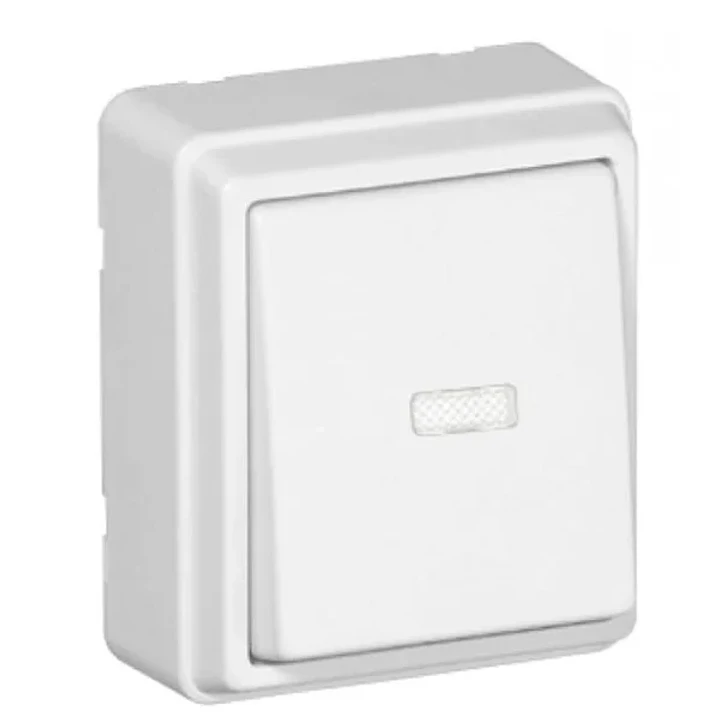37012CBR Interruptor Luminoso Branco Efapel 1