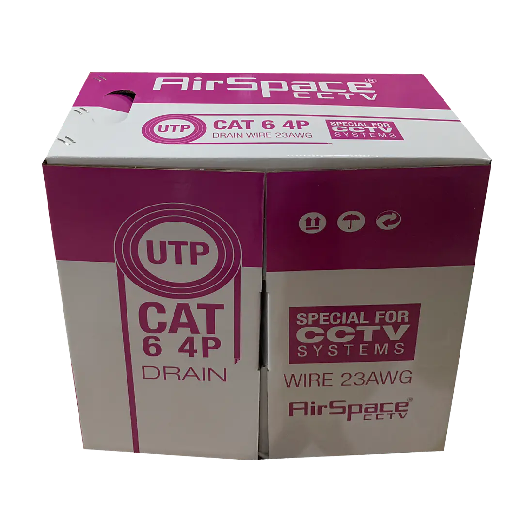 Cabo UTP CAT6  23AWG Rígido Sem Halogêneos 305m CCTV 1