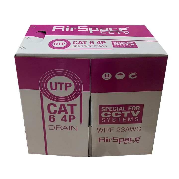 Cabo UTP CAT6  23AWG Rígido Sem Halogêneos 305m CCTV 1