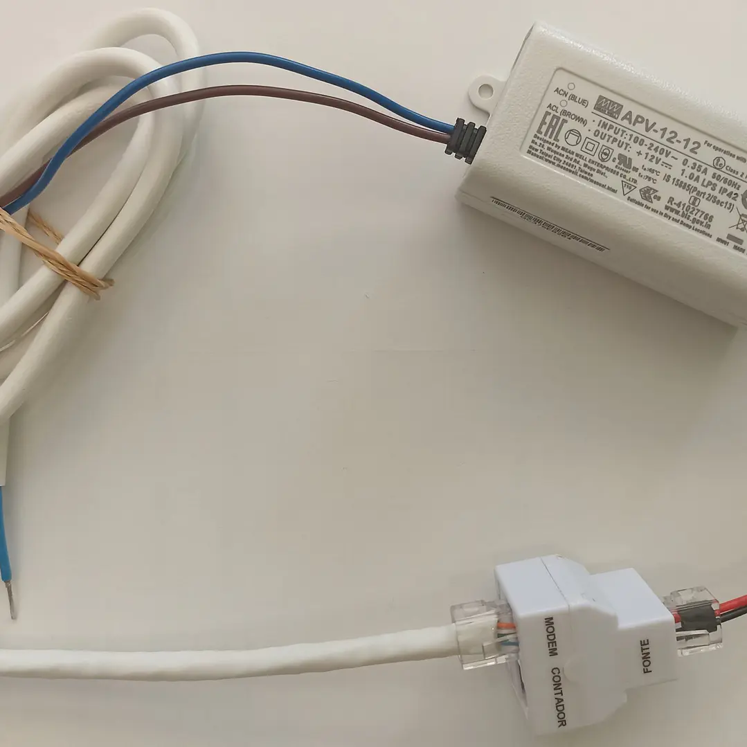 Cabo com Fonte externa para Modem Sparklet WM-E25 4G 1