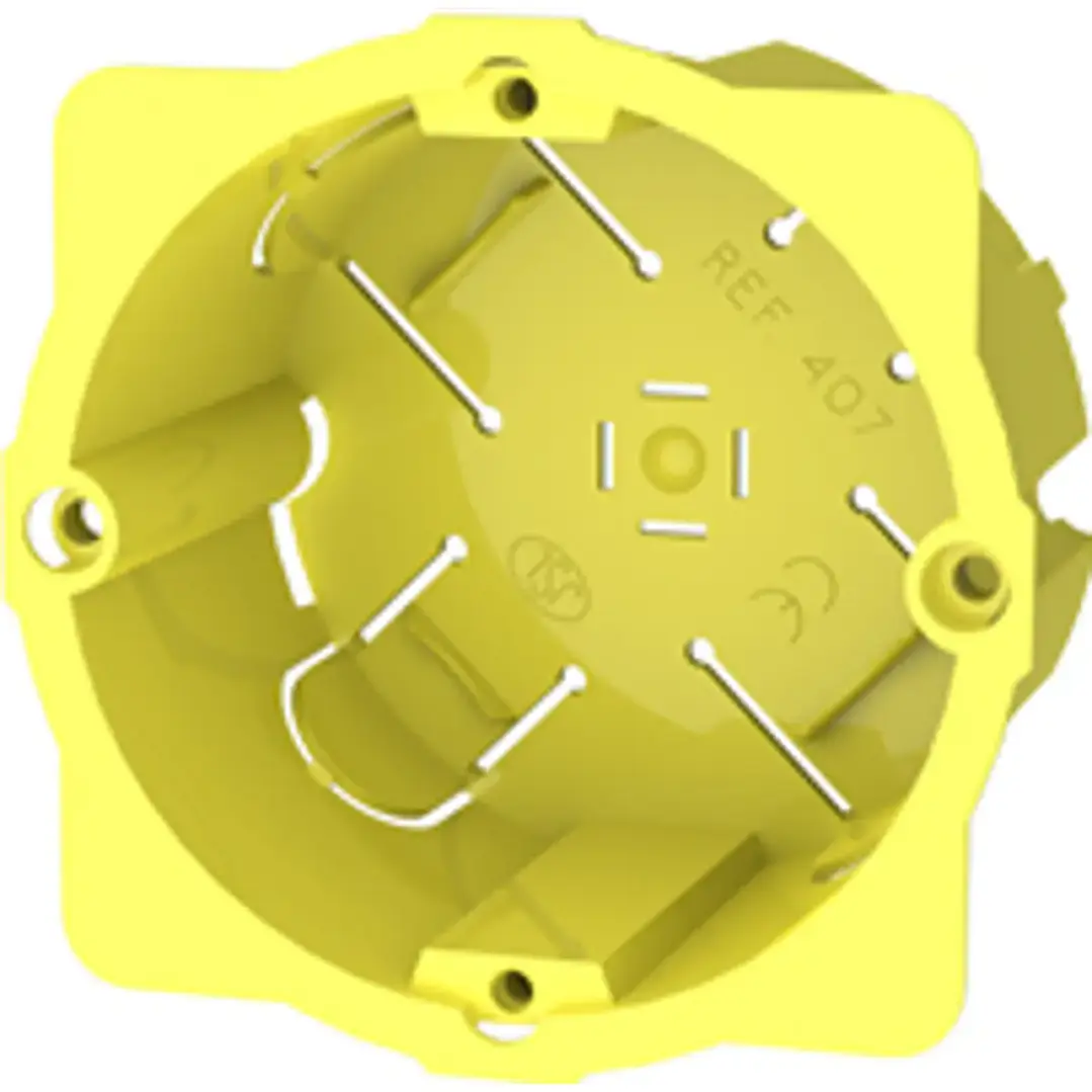 Caixa Funda De Aparelhagem Agrupável (Pladur) Ø65x40mm JSL 407AM 1