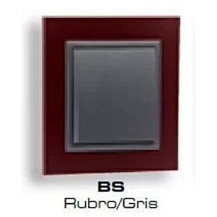 Efapel Espelho Triplo Rubro/gris 90930TBS