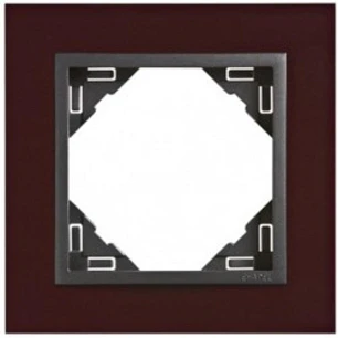 Efapel Espelho Simples Rubro/gris 90910TBS
