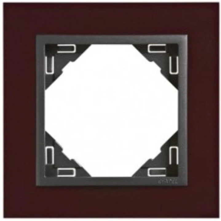 Efapel Espelho Simples Rubro/gris 90910TBS 1