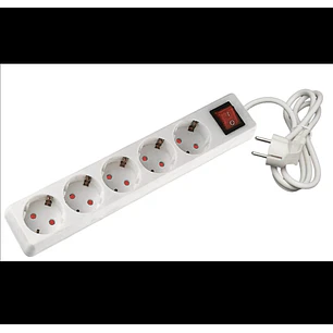 Extensăo 5 Tomadas 3 metros 3G1.5mm² com Interruptor Flórida