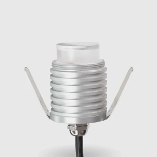 Projetor de Deck LED Maxled Redondo Alumino IP67 3W 24V Projetor de Chão/Parede