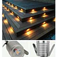 Projetor de Deck LED Maxled Redondo Alumino IP67 3W 24V Projetor de Chão/Parede - thumbnail 2