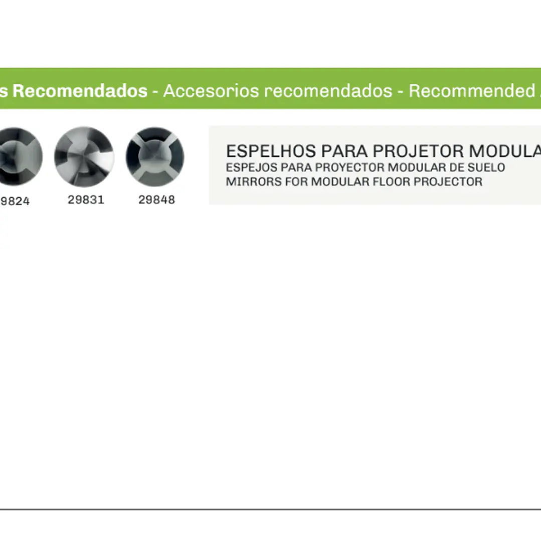 Projetor de Deck LED Redondo Inox 304 IP67 3W 230V Projetor de Chão/Parede Maxled 12