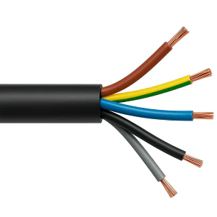 Cabo Flexível  RV-K 5G4 - 100%Cu (CT/PT/CZ/VA/AZ) PT 750V Preto