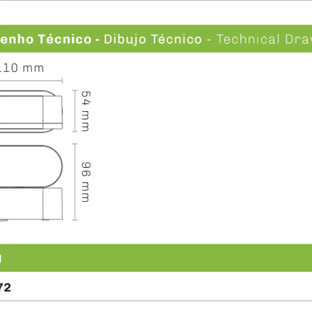 Aplique LED De Parede Aplique de parede 7W 820Lm CCT3 Branco/Antracite Maxled 9