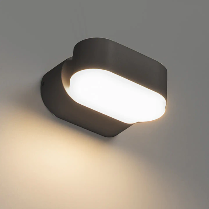 Aplique LED De Parede Aplique de parede 7W 820Lm CCT3 Branco/Antracite Maxled 11