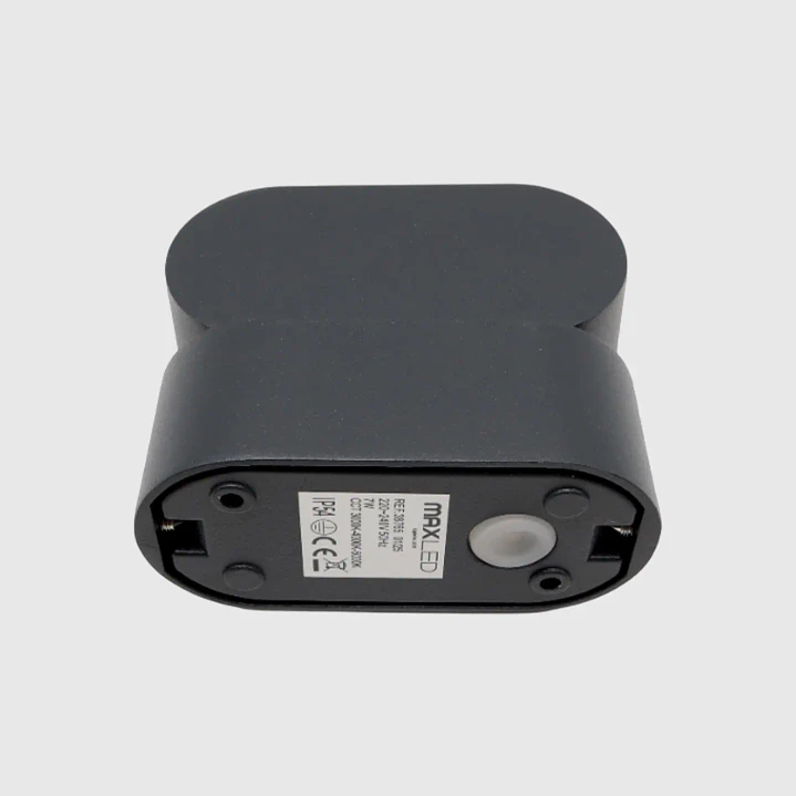 Aplique LED De Parede Aplique de parede 7W 820Lm CCT3 Branco/Antracite Maxled 12