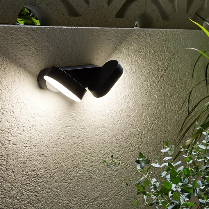 Aplique LED De Parede Aplique de parede 2 x 6W 1630Lm CCT3 Branco/Antracite Maxled 6