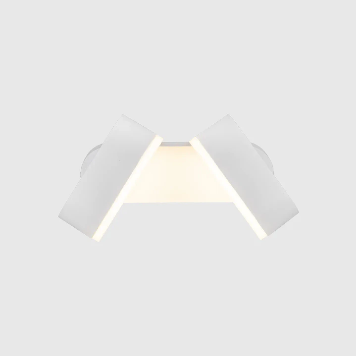 Aplique LED De Parede Aplique de parede 2 x 6W 1630Lm CCT3 Branco/Antracite Maxled 7