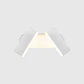 Aplique LED De Parede Aplique de parede 2 x 6W 1630Lm CCT3 Branco/Antracite Maxled - Thumbnail 7