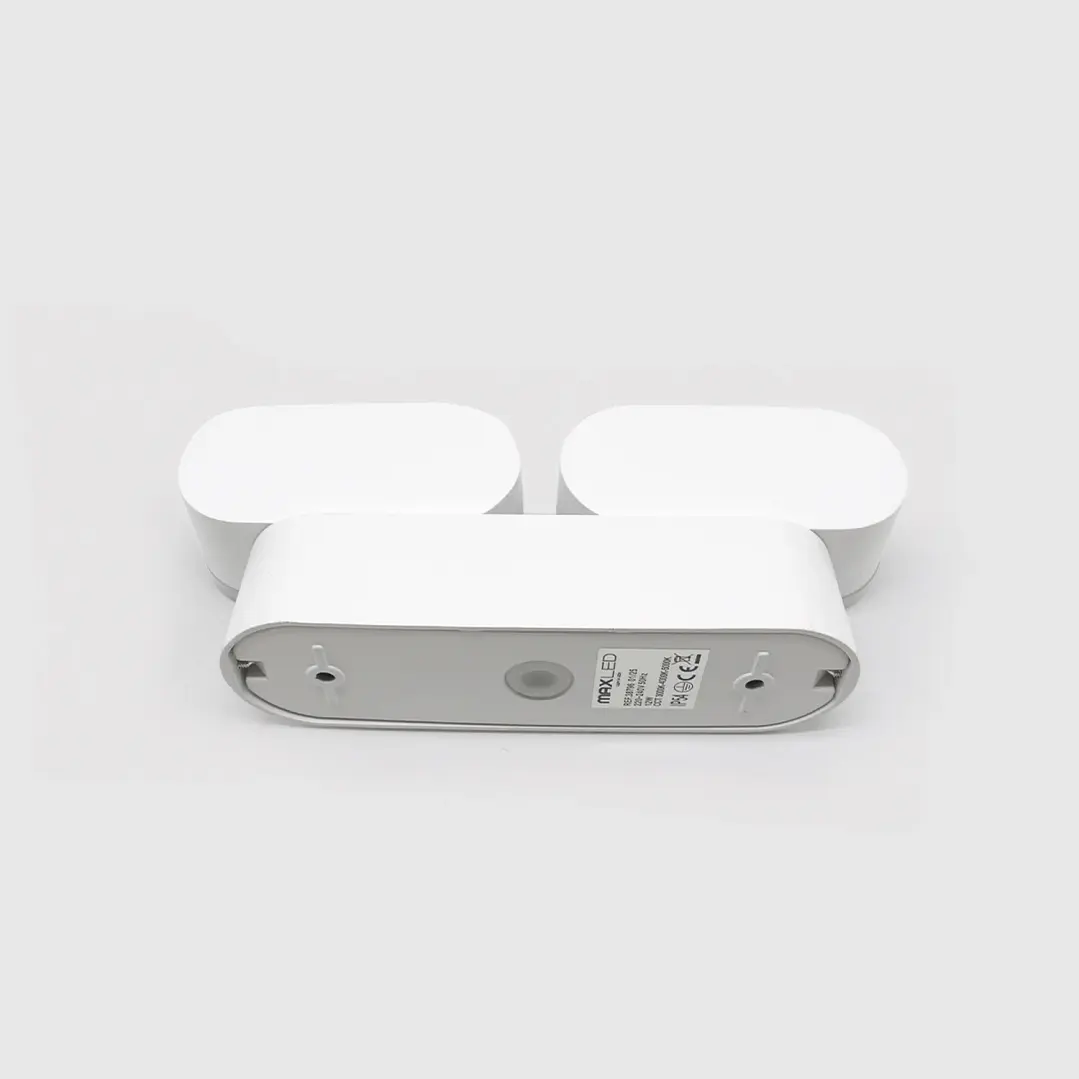 Aplique LED De Parede Aplique de parede 2 x 6W 1630Lm CCT3 Branco/Antracite Maxled 10