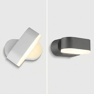 Aplique LED De Parede Aplique de parede 7W 820Lm CCT3 Branco/Antracite Maxled