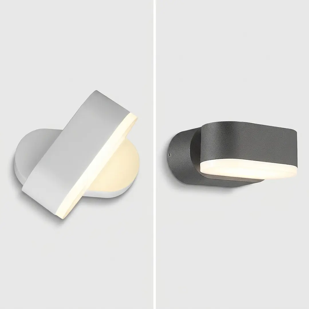 Aplique LED De Parede Aplique de parede 7W 820Lm CCT3 Branco/Antracite Maxled 1