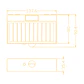 Aplique solar SANDOVAL IP65 3W LED 350lm 4000K/4000K C.13,76xAlt.3,54cm preto - Thumbnail 6