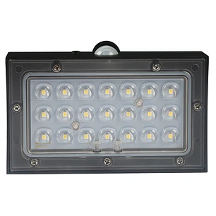 Aplique solar SANDOVAL IP65 3W LED 350lm 4000K/4000K C.13,76xAlt.3,54cm preto