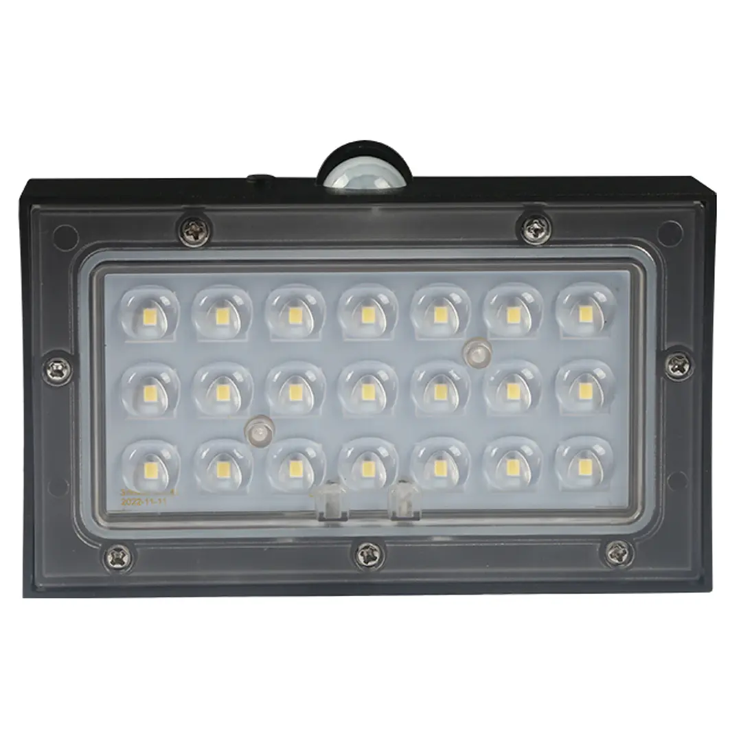 Aplique solar SANDOVAL IP65 3W LED 350lm 4000K/4000K C.13,76xAlt.3,54cm preto 2