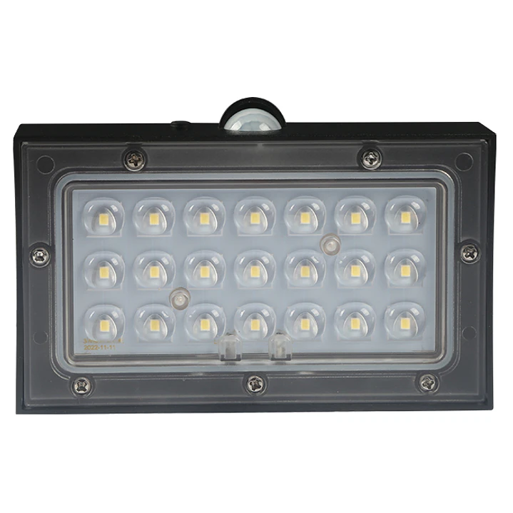 Aplique solar SANDOVAL IP65 3W LED 350lm 4000K/4000K C.13,76xAlt.3,54cm preto 2