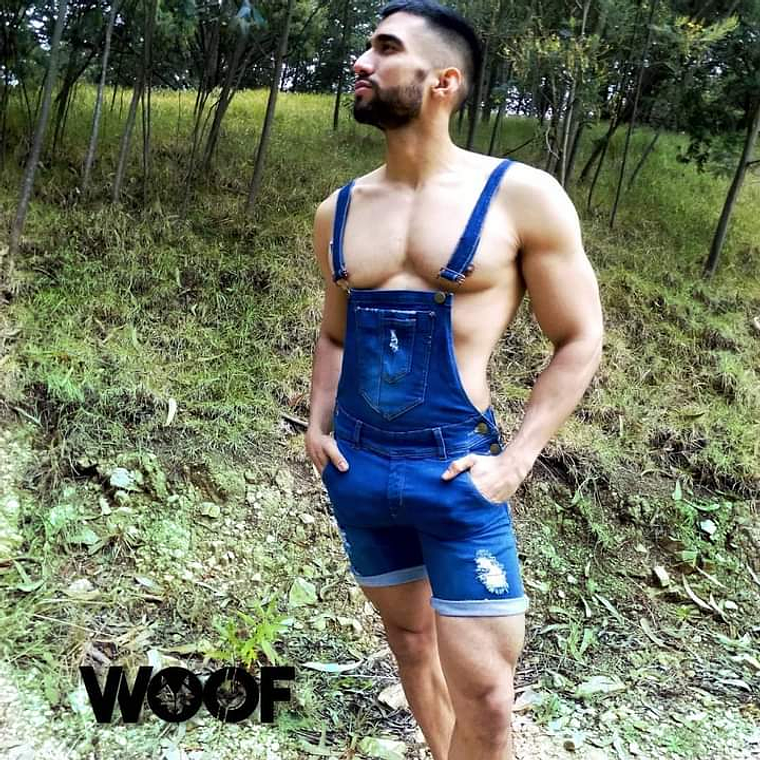 OVEROL CORTO EN JEANS 1