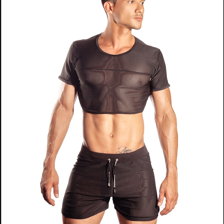 CANDLE BLACK CROOP TOP 2