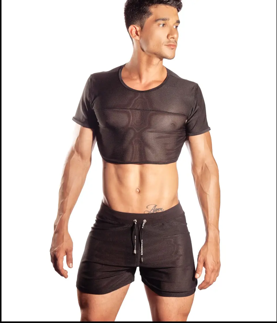 CANDLE BLACK CROOP TOP 2
