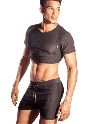 CANDLE BLACK SHORTPANTS