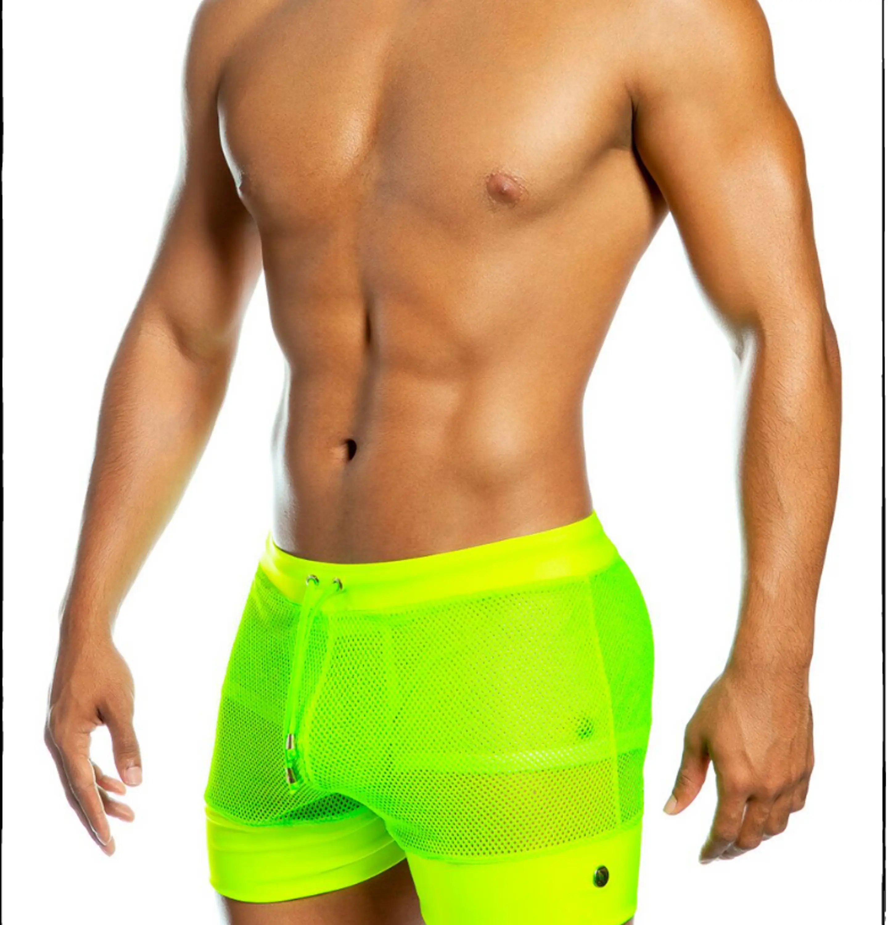 LIGTH NEON GREEN SHORT PANTS 1