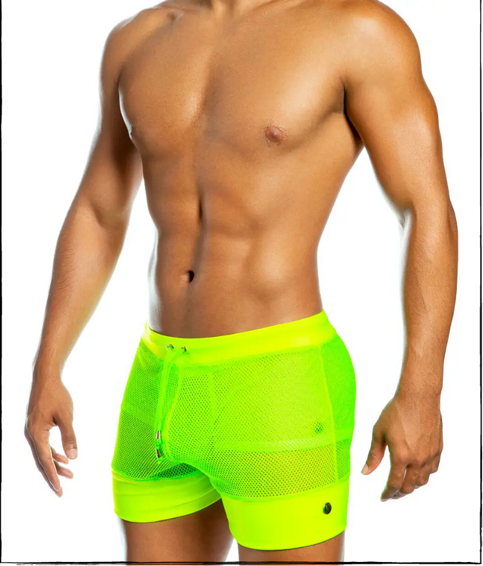 LIGTH NEON GREEN SHORT PANTS 1