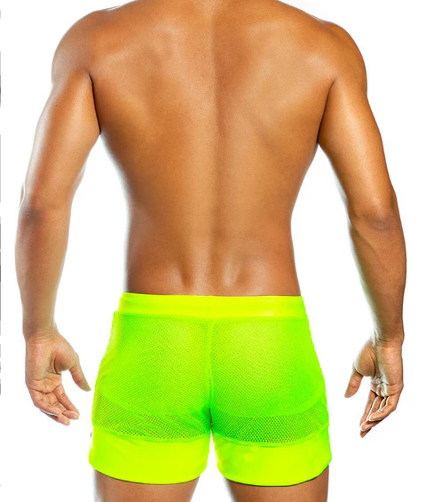 LIGTH NEON GREEN SHORT PANTS