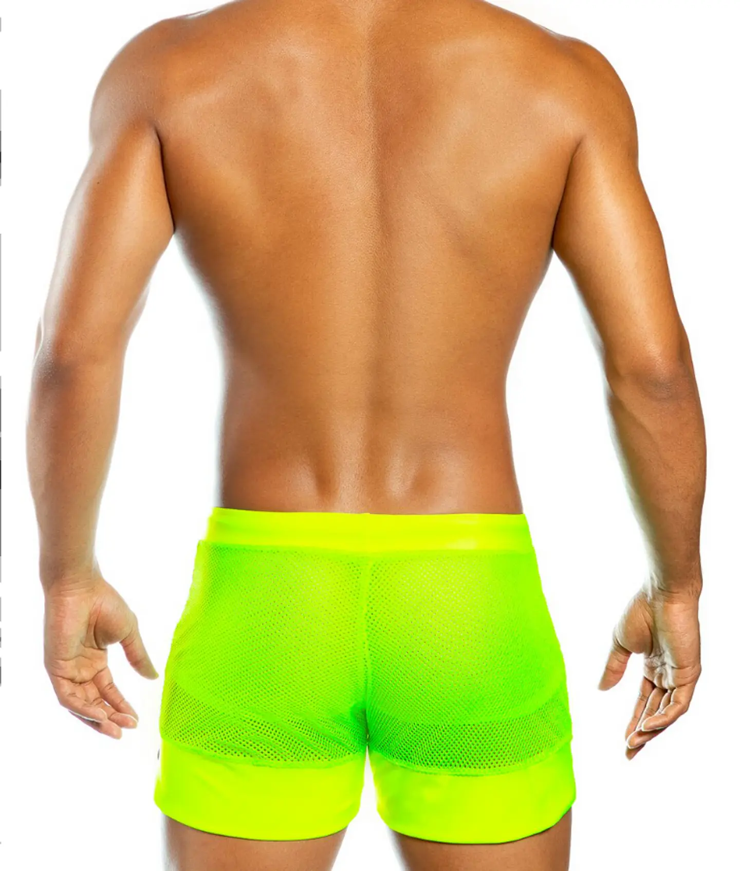 LIGTH NEON GREEN SHORT PANTS 2