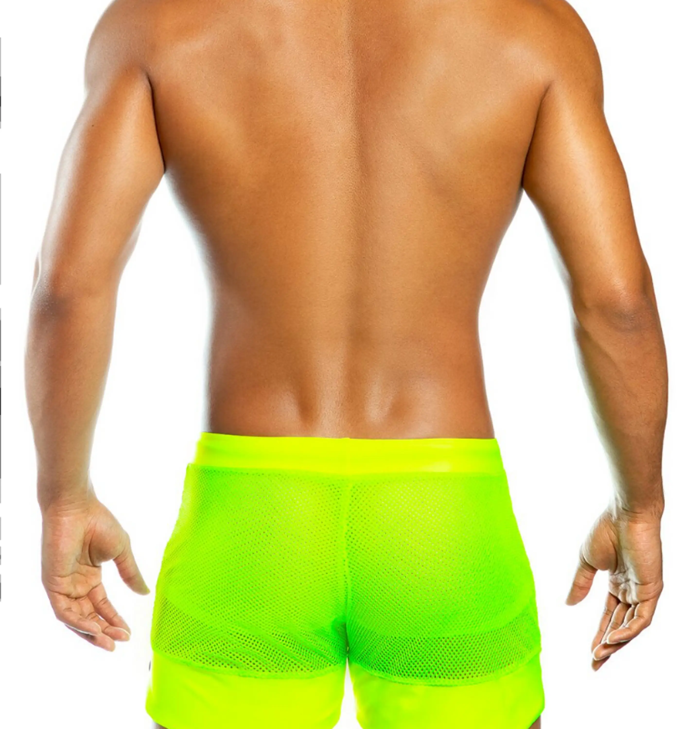 LIGTH NEON GREEN SHORT PANTS 2