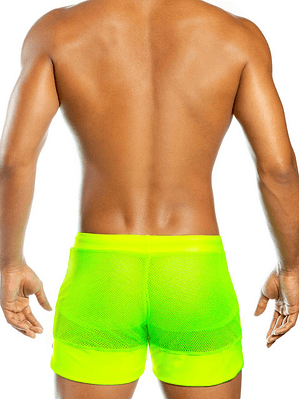LIGTH NEON GREEN SHORT PANTS