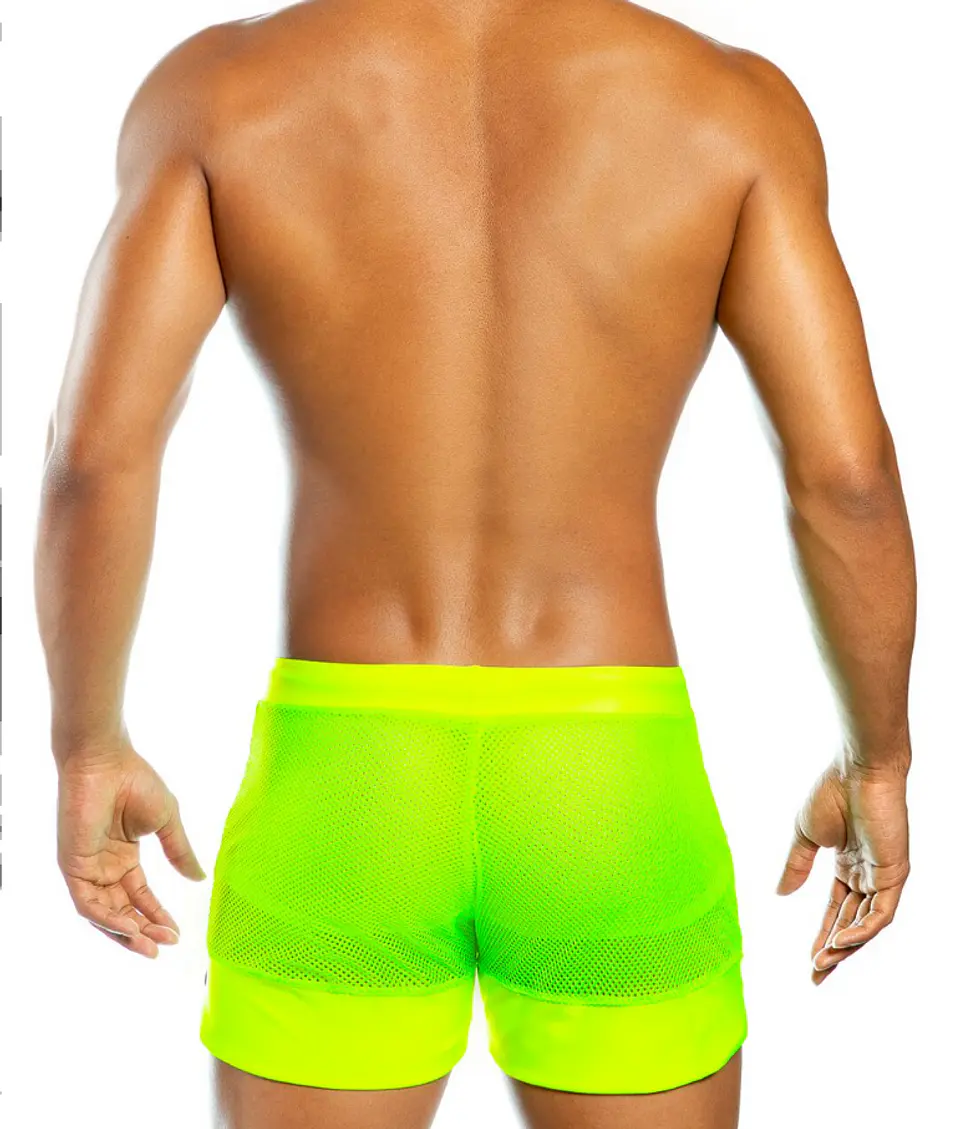 LIGTH NEON GREEN SHORT PANTS 2