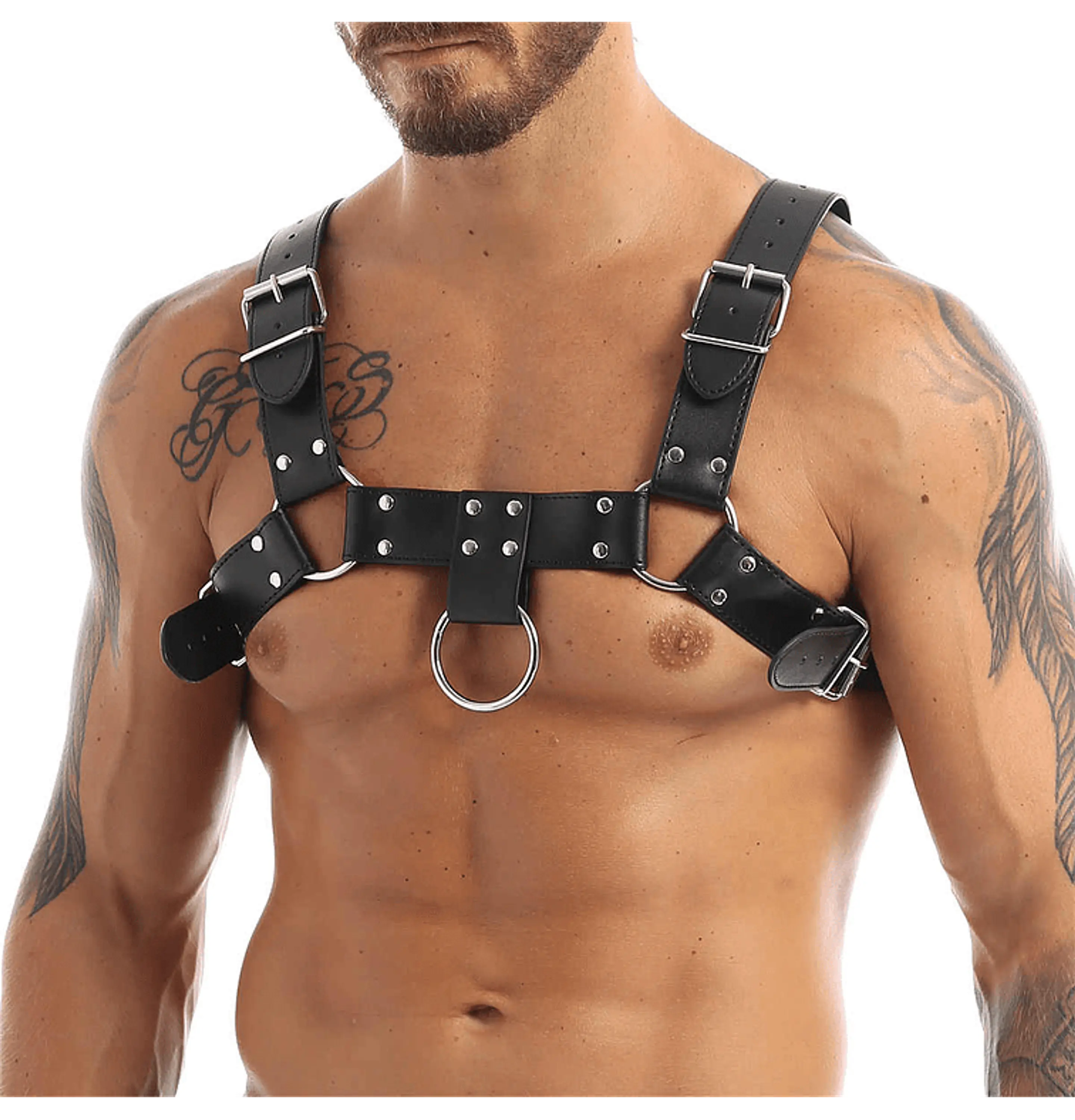 ARNES PECHERA  PARA HOMBRE EN CUERO SINTETICO 2