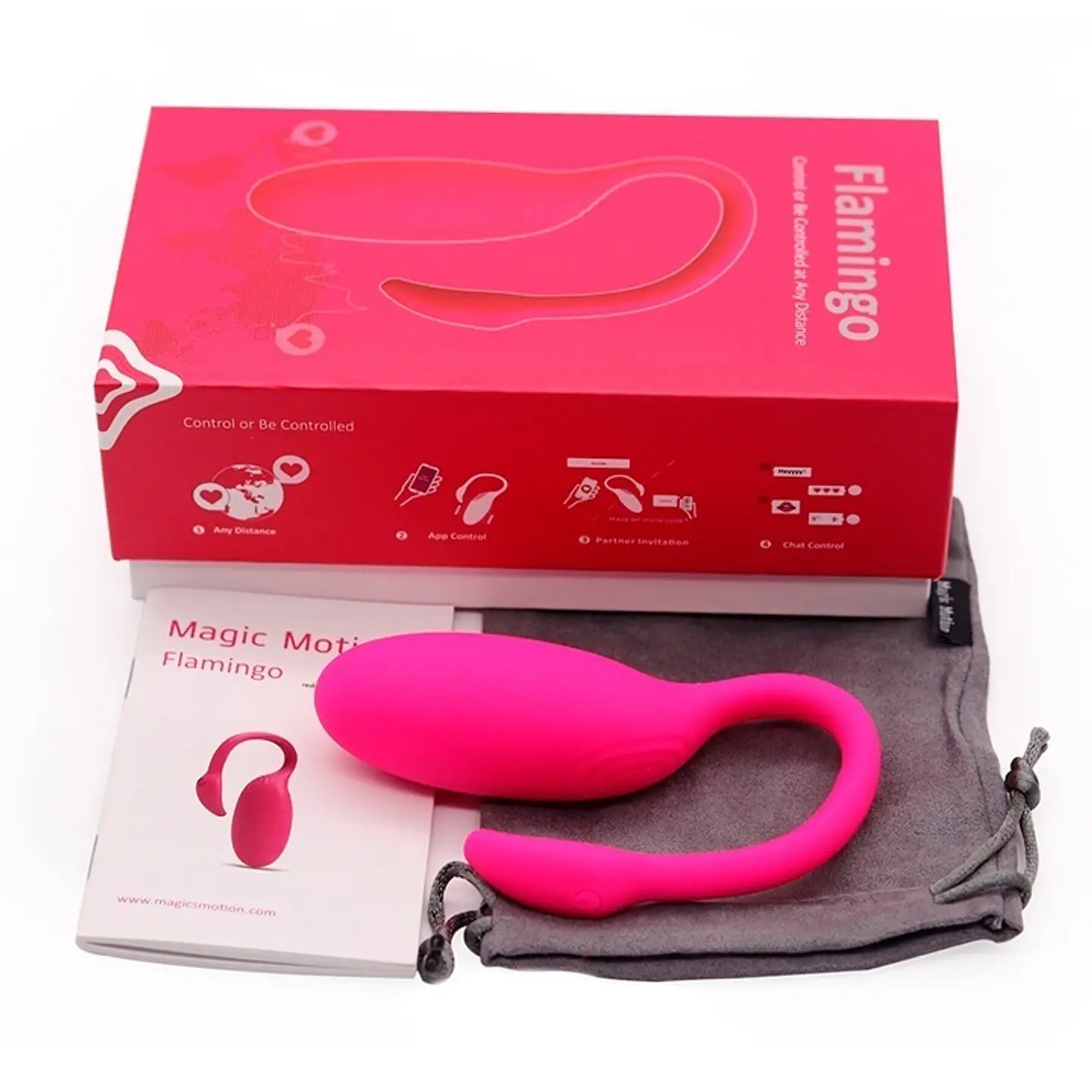 Vibrador remoto Flamingo Magic motion 5