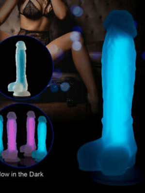 Dildo Alumbra en la Oscuridad 19 cm