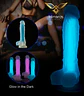 Dildo Alumbra en la Oscuridad 19 cm - Miniatura 4