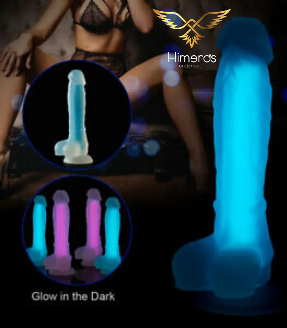Dildo Alumbra en la Oscuridad 19 cm 4