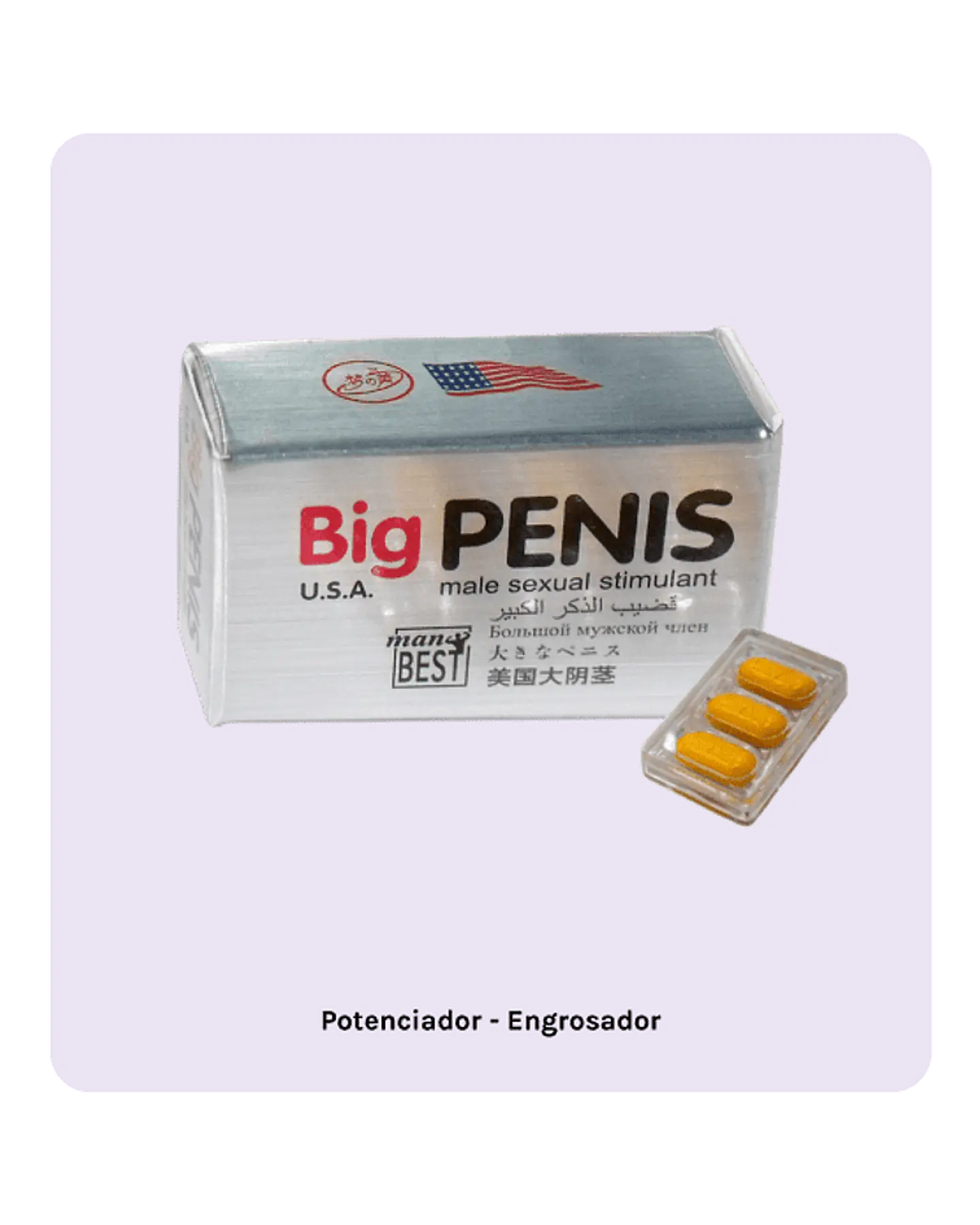 BIG PENIS X 3 CAPSULAS 1