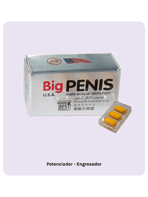 BIG PENIS X 3 CAPSULAS
