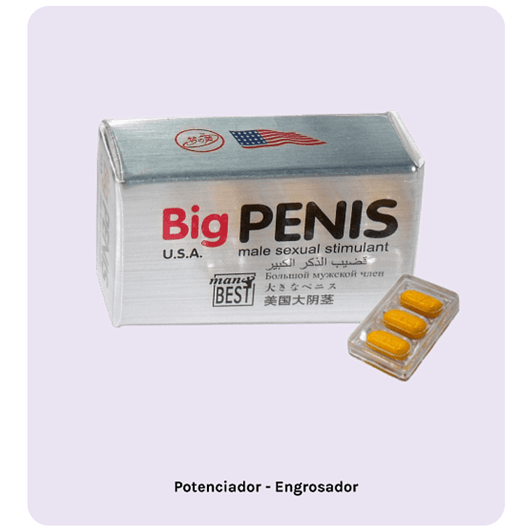 BIG PENIS X 3 CAPSULAS 1