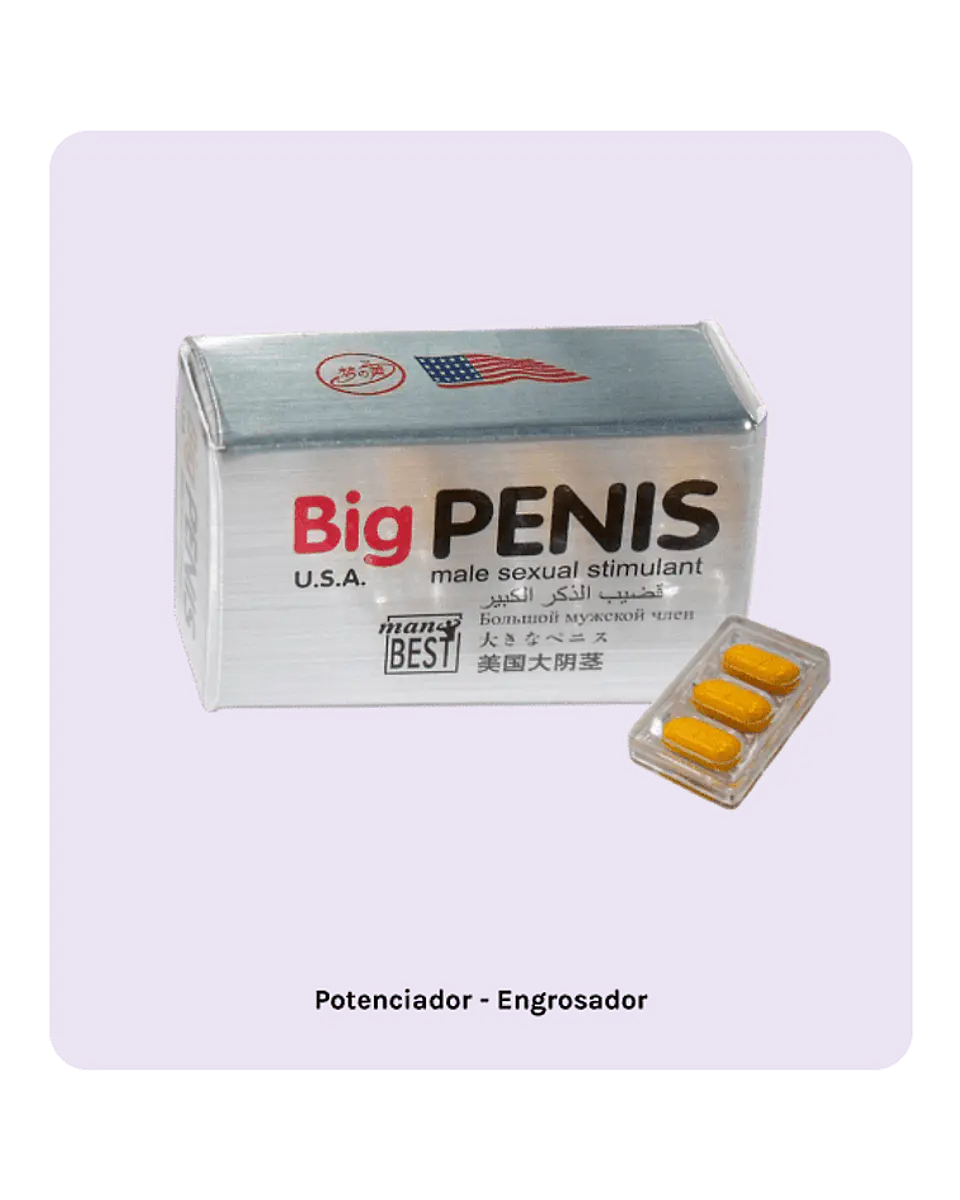 BIG PENIS X 3 CAPSULAS 1