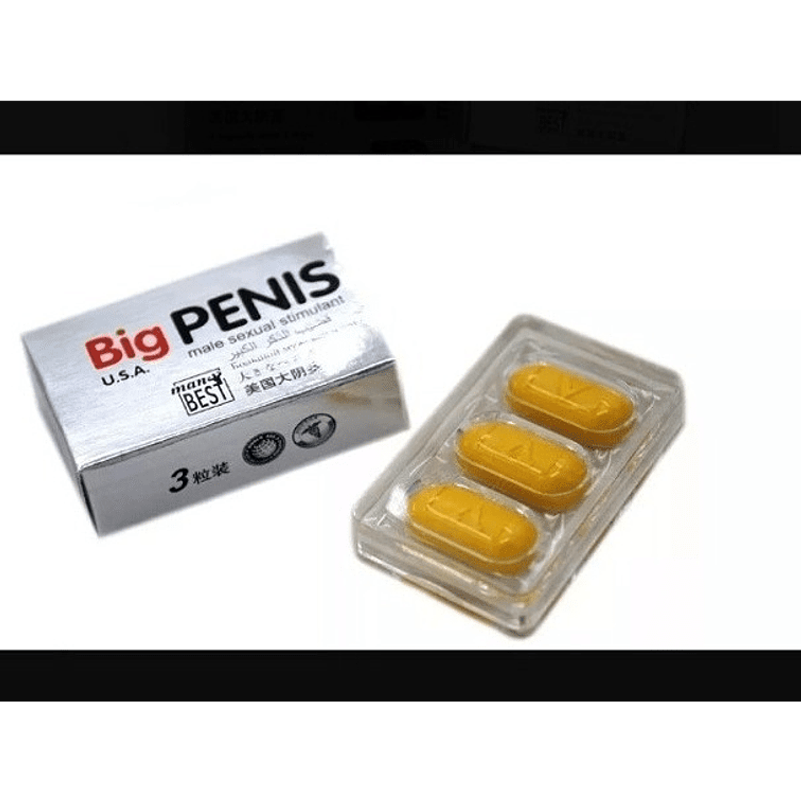 BIG PENIS X 3 CAPSULAS 3