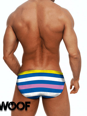 BAÑADOR SUBLIMADO RAYAS 