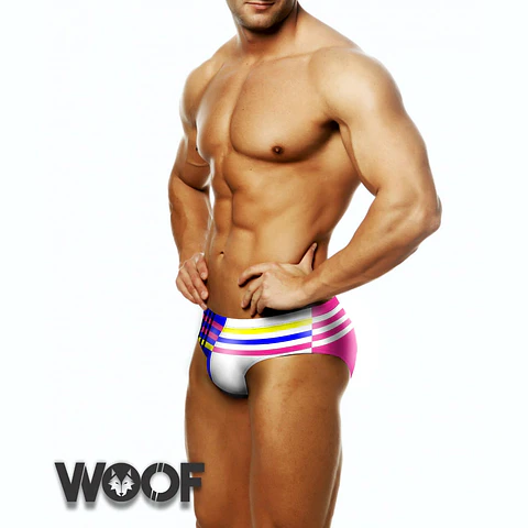 BAÑADOR SUBLIMADO RAYAS  WOOF